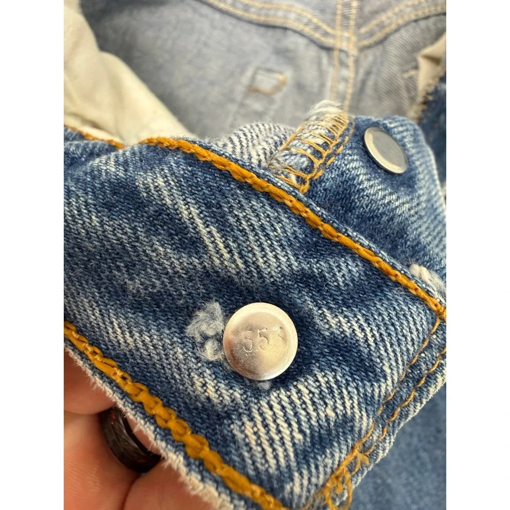 Vintage Levi's 501 0115 Jeans USA Made Y2K Straight Leg W31 L34 Medium Wash